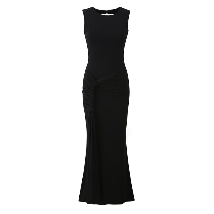 Damen Maxikleid mit raffinierten Drapierungen und elegantem Rückenausschnitt Echo Archiv
