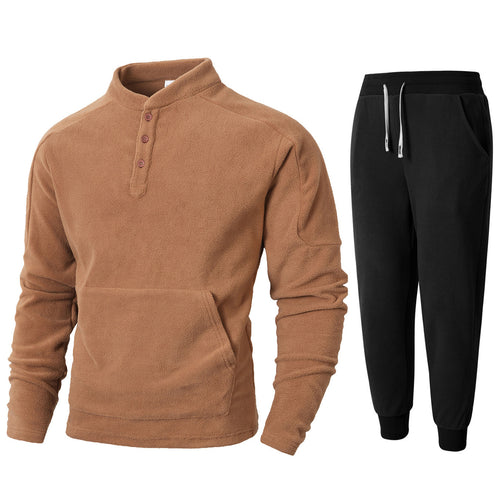 Herren Fleece Freizeitanzug Echoarchiv