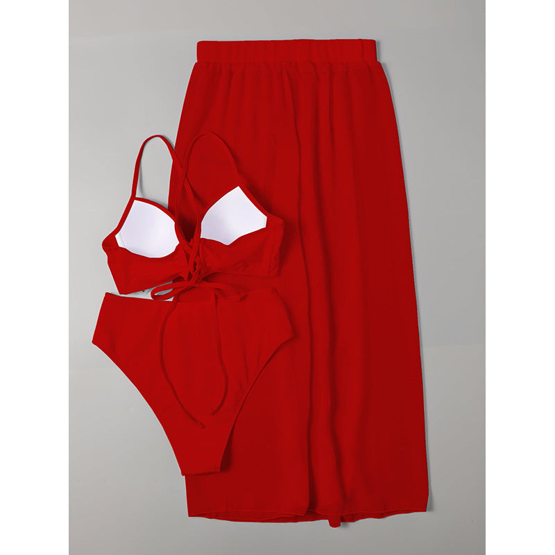 Damen Zweiteiliges Bikini-Set mit chicem Rock Echo Archiv