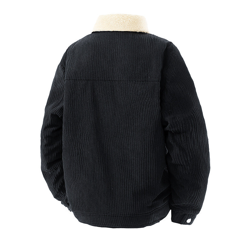 Herren modische Utility-Jacke mit Teddy-Kragen Echo Archiv