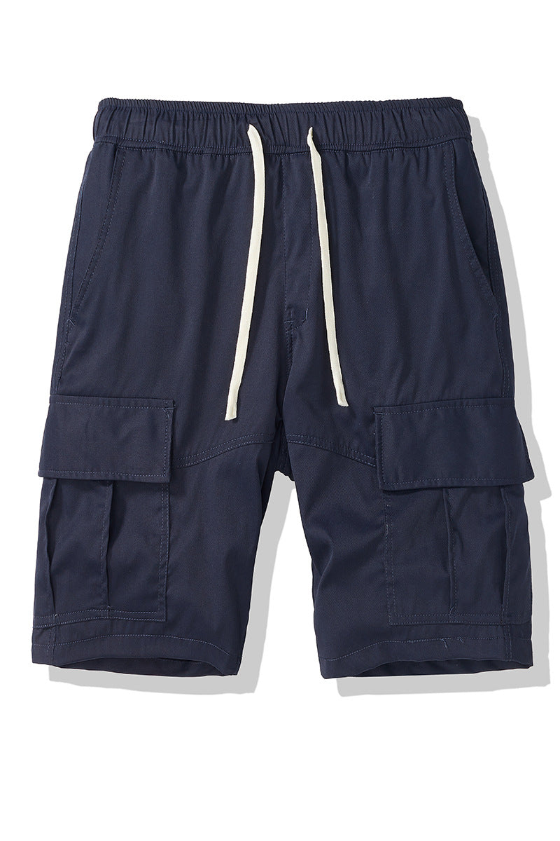 Herren Cargo-Shorts mit elastischem Bund und mehreren Seitentaschen Echoarchiv