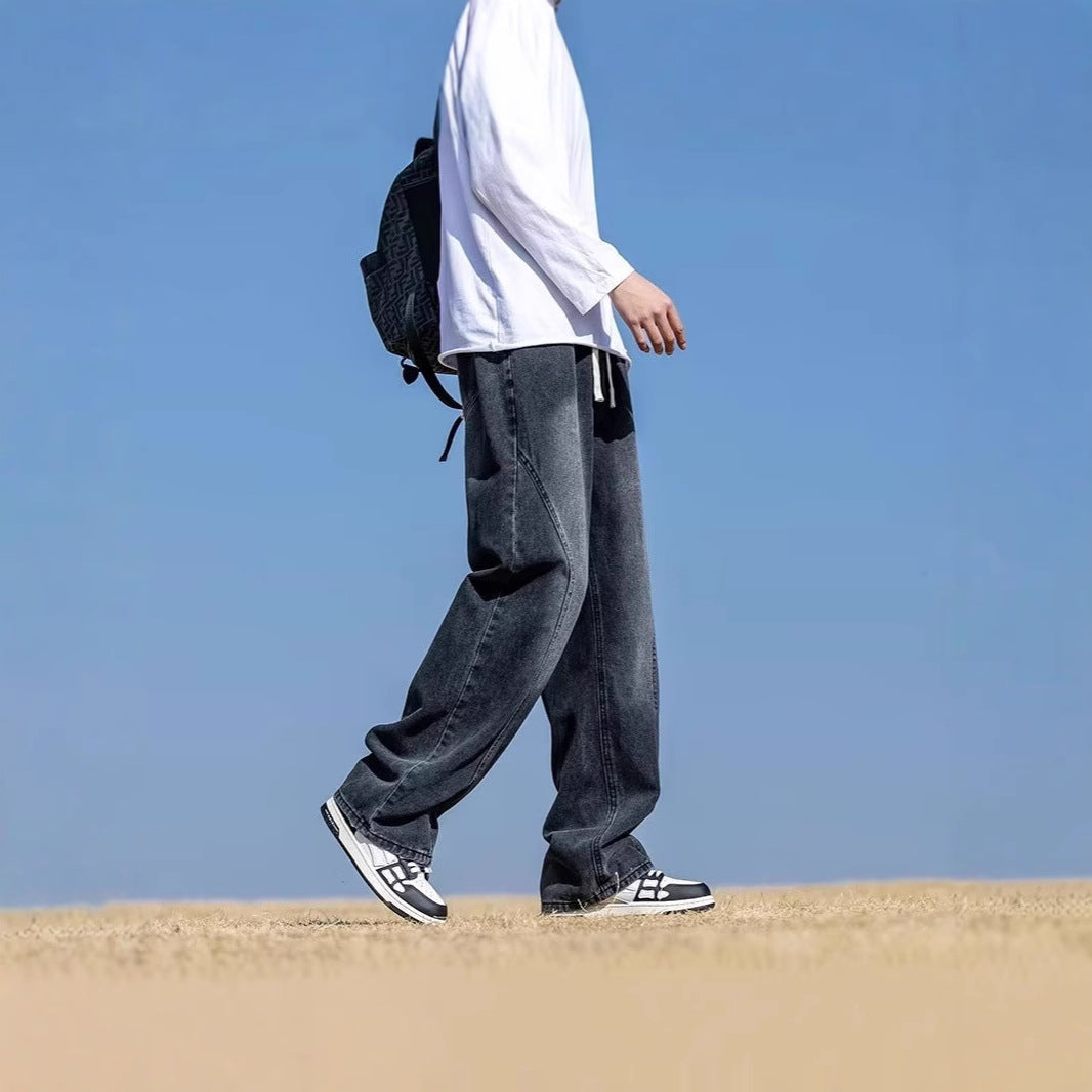Herren Weitgeschnittene Denim-Hose Echoarchiv 1787982091