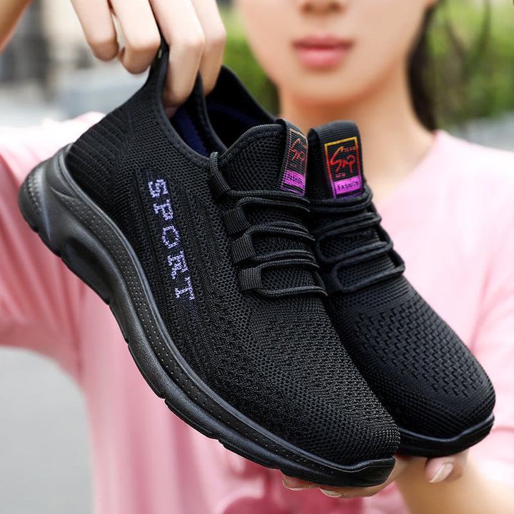 Damen Atmungsaktive Sport-Sneakers mit elastischem Obermaterial und dämpfendem Fußbett Echo Archiv