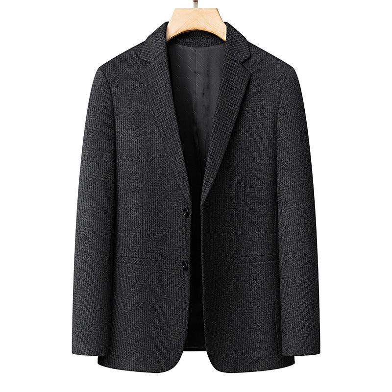Herren eleganter Blazer mit strukturiertem Design Echoarchiv