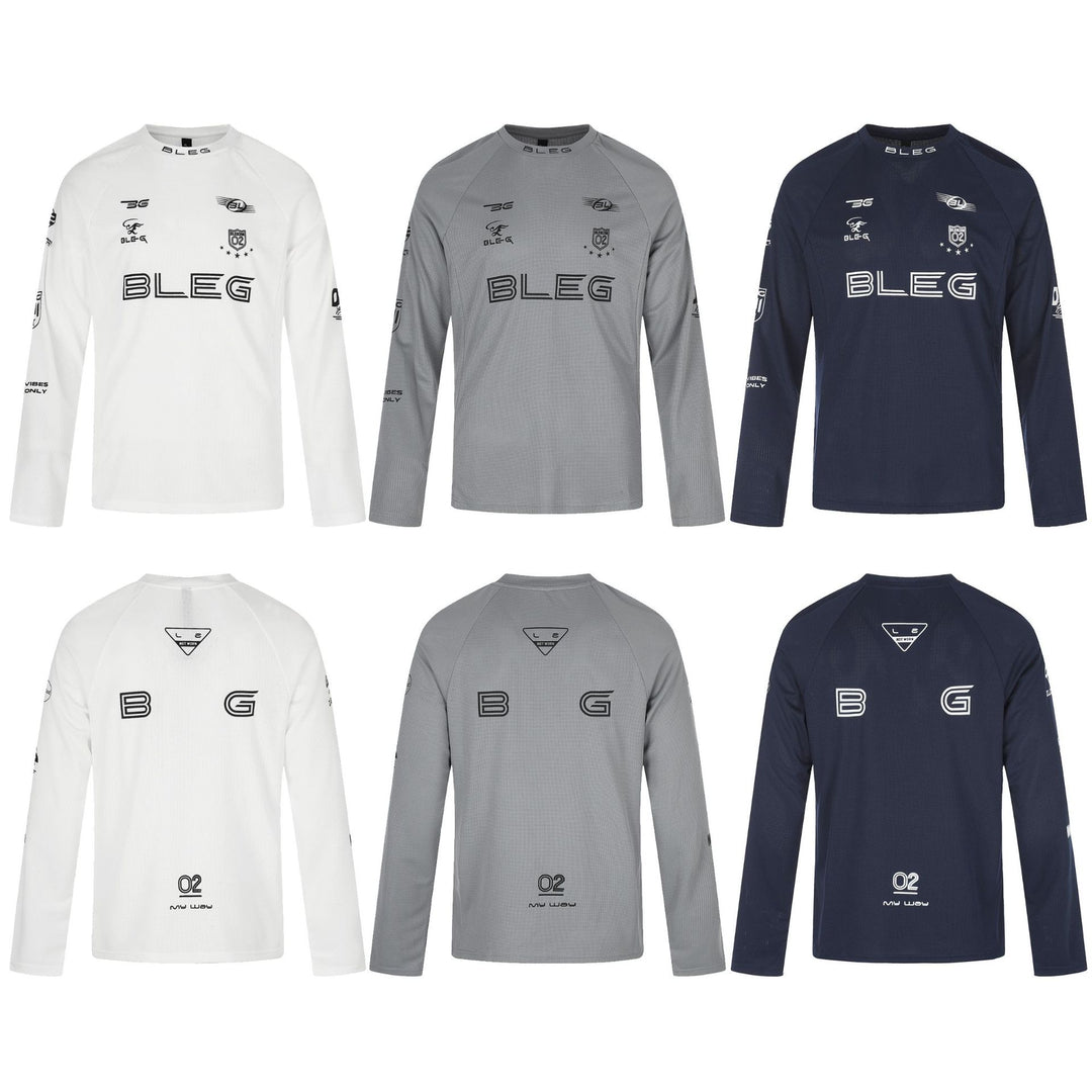 Unisex Leichtes Funktions-Langarmshirt mit Raglanärmeln und atmungsaktiver Waffelstruktur Echoarchiv