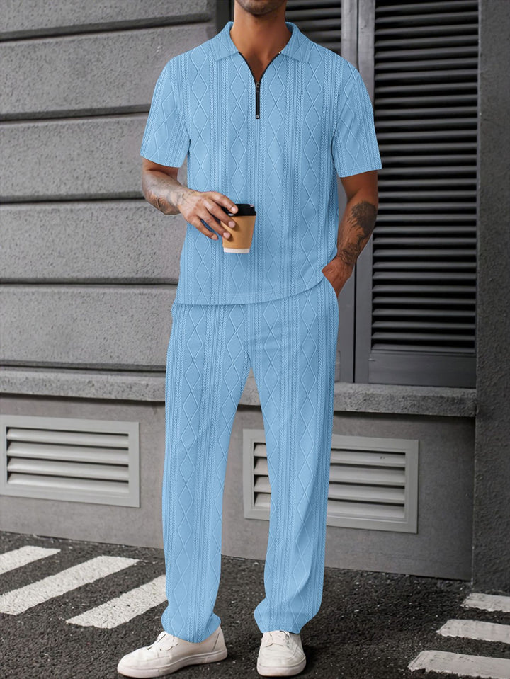 Herren Freizeitanzug mit modernem Strukturdesign Echoarchiv