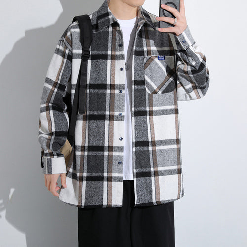 Herren Karierte Flanelljacke Echoarchiv