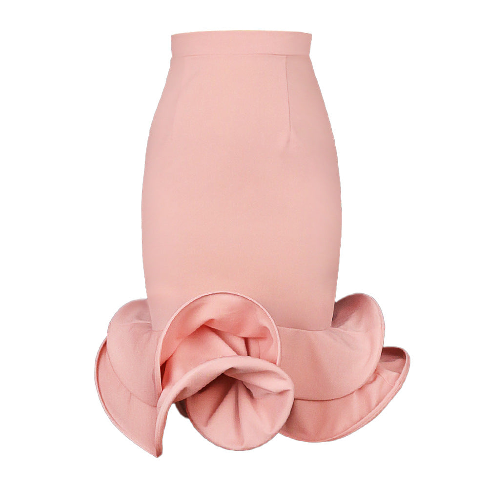 Damen Trendiges Cocktailkleid mit asymmetrischem Saum Echo Archiv