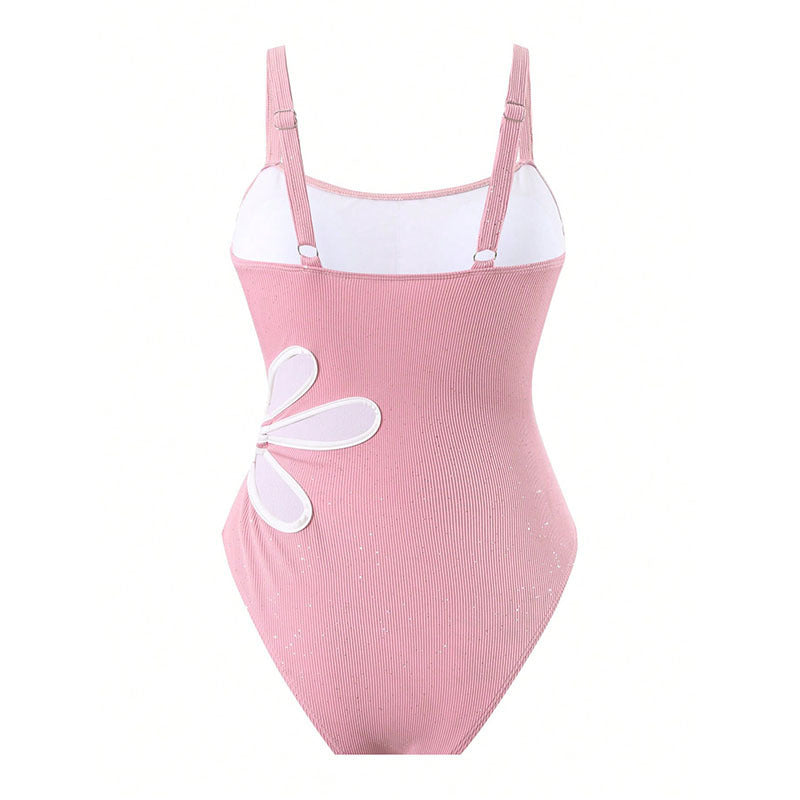 Damen Einteiliger Badeanzug mit elegantem Design und dekorativem Akzent Echo Archiv