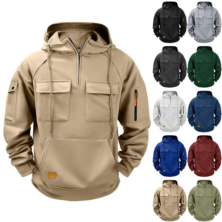 Herren Alltags-Hoodie mit praktischen Taschen Echoarchiv