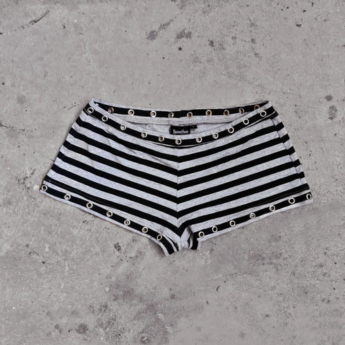 Damen Hipster Shorts mit modischem Streifenmuster Echo Archiv