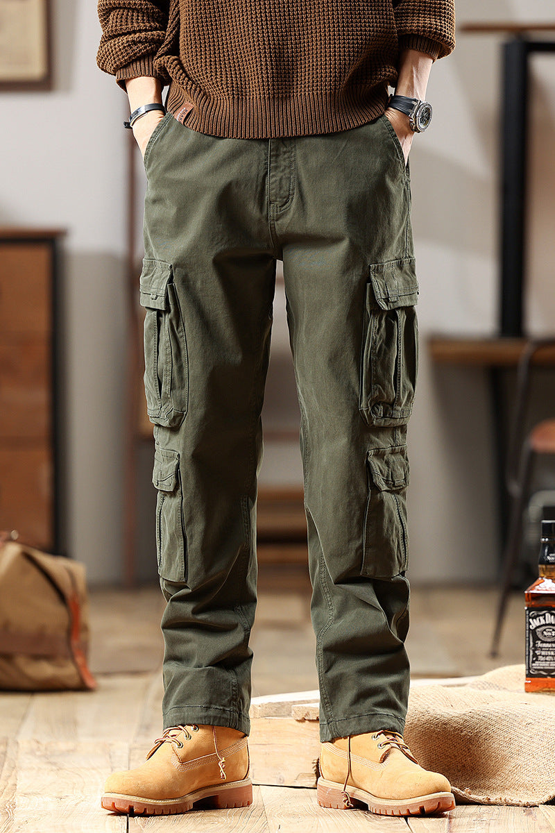Herren Robuste Cargohose aus Baumwoll-Twill mit Mehrfachtaschen Echo Archiv