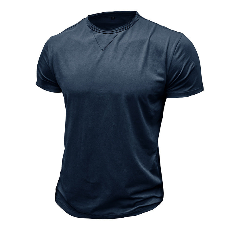 Herren Rundhals T-Shirt aus weichem Baumwollgemisch mit lässigem Schnitt Echoarchiv