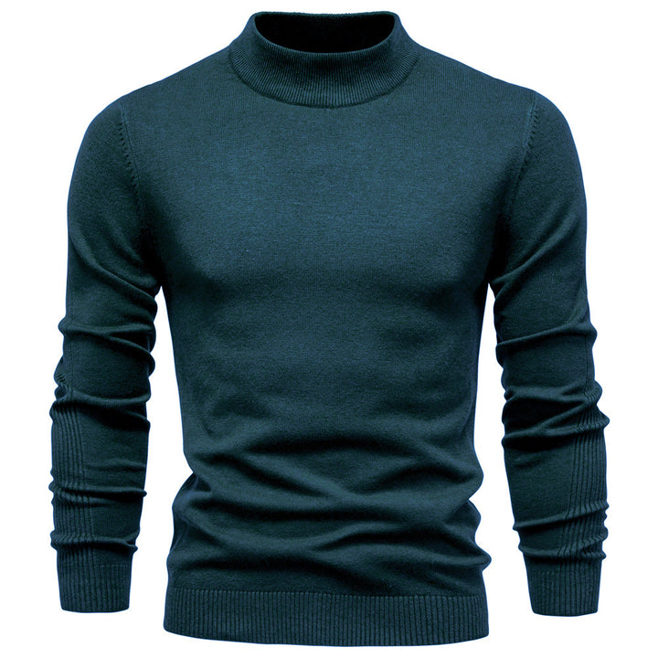 Herren Rollkragenpullover aus weichem Strickmaterial mit feiner Rippstruktur Echoarchiv