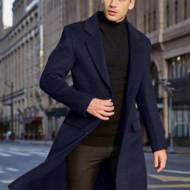 Herren stilvoller Longblazer Echoarchiv