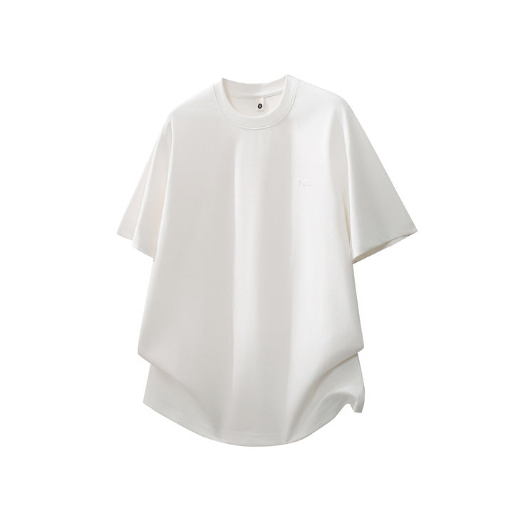 Unisex Oversized Baumwoll-T-Shirt mit Rundhalsausschnitt und verlängertem Saum Echo Archiv