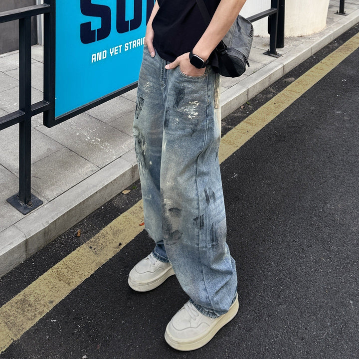 Herren Modische Baggy Jeans Echoarchiv