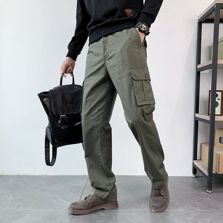 Herren Straight-Fit Cargohose mit Mehrfachtaschen und legerer Passform Echo Archiv
