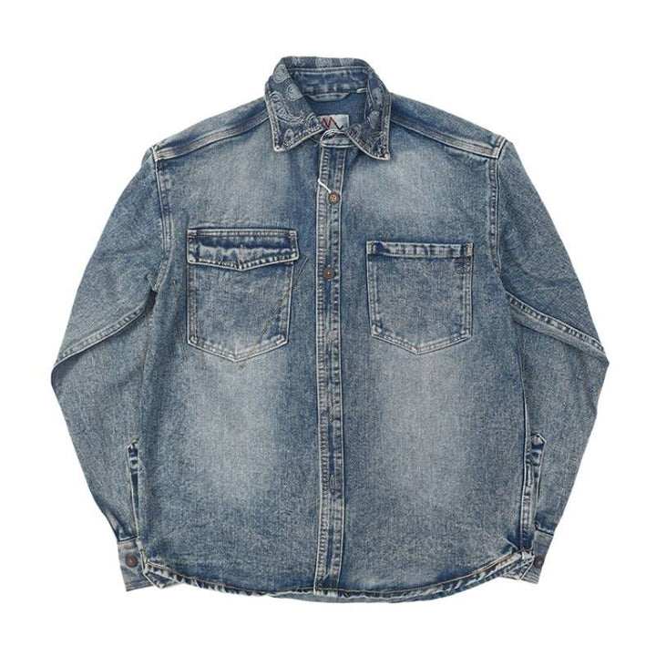 Herren Denim Hemdjacke Echo Archiv