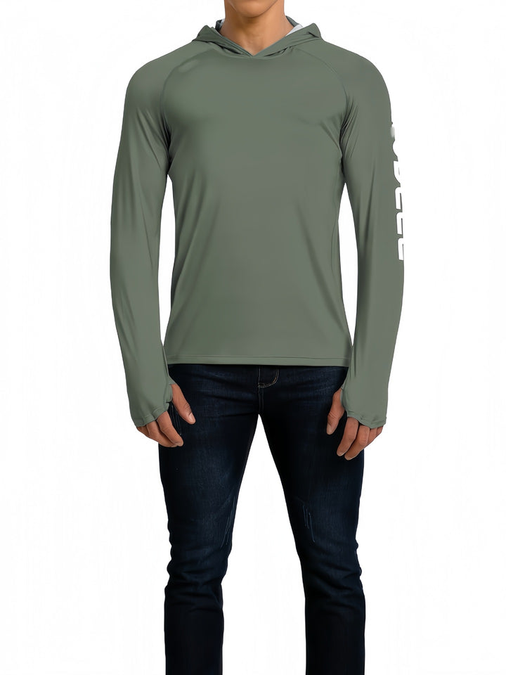 Herren Funktionales Outdoor Shirt mit Kapuze – Orvano