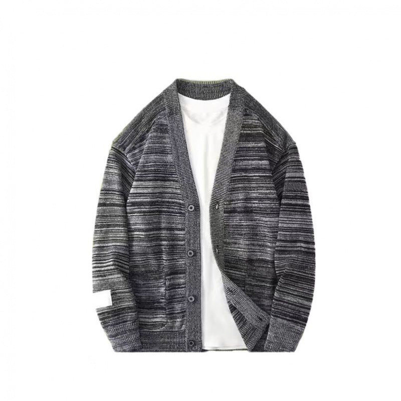 Herren lässiger Strickcardigan mit praktischen Taschen und modernem Schnitt Echoarchiv