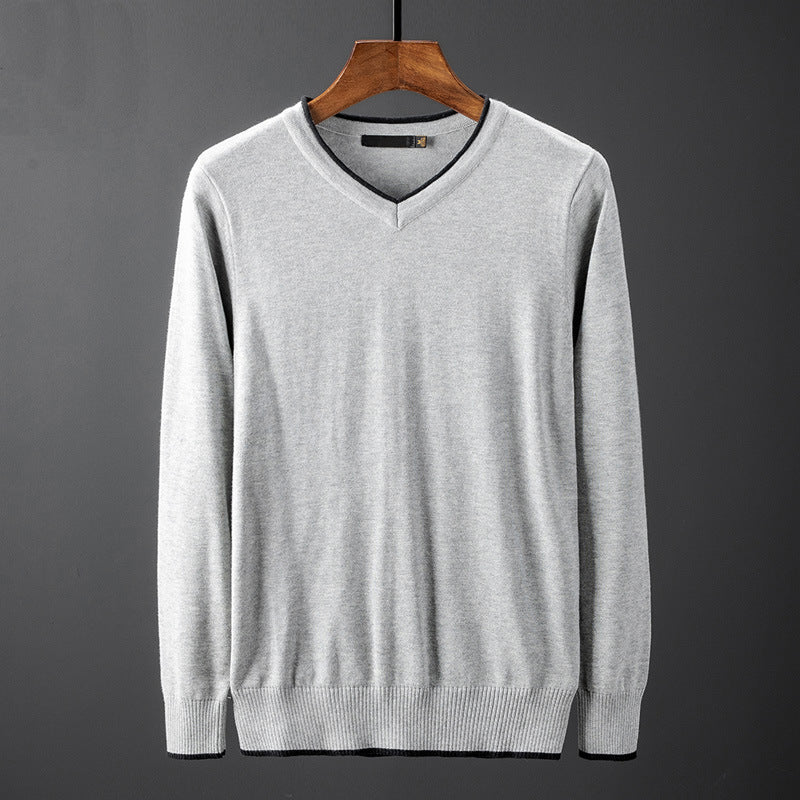 Herren V-Ausschnitt Pullover Echoarchiv