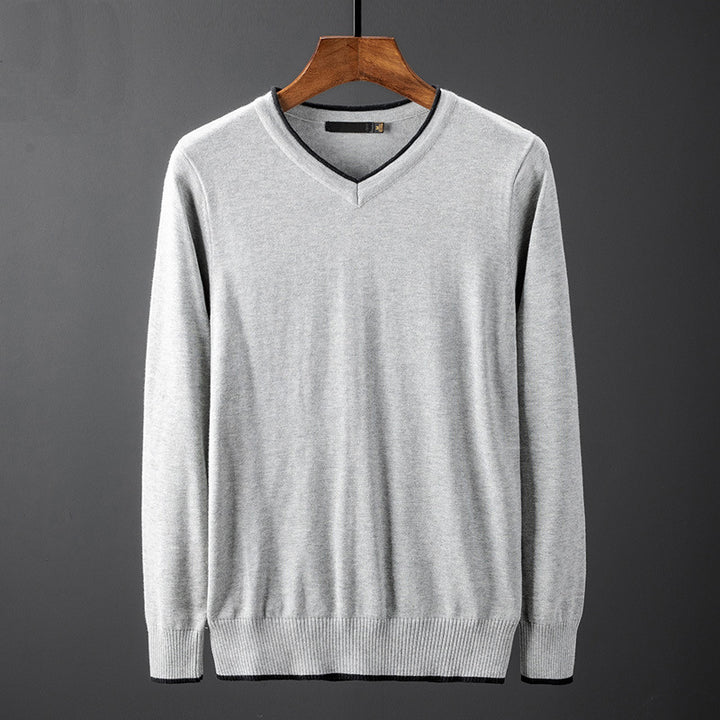 Herren V-Ausschnitt Pullover Echoarchiv