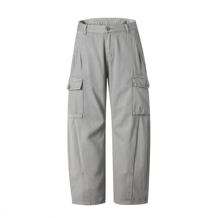 Herren Cargo-Hose im Utility-Stil mit Klappentaschen und geradem Bein Echo Archiv