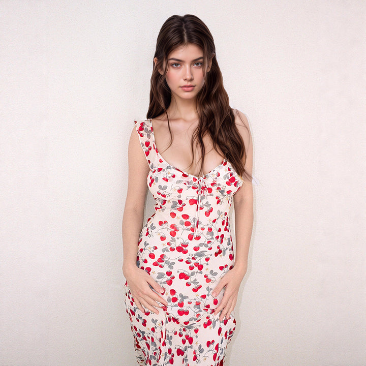 Damen Sommerliches Neckholderkleid mit floralem Muster Echo Archiv