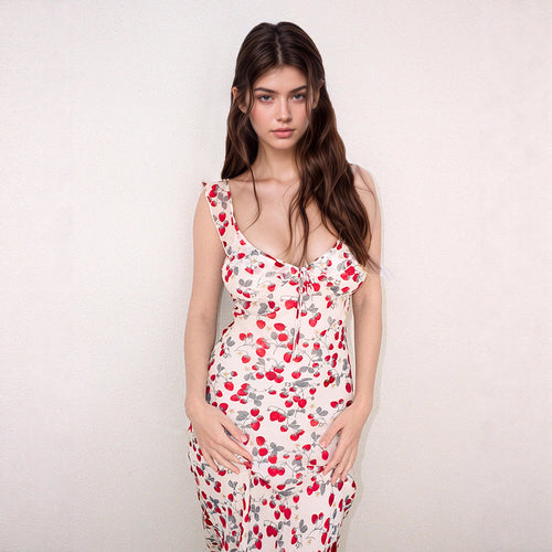 Damen Sommerliches Neckholderkleid mit floralem Muster Echo Archiv