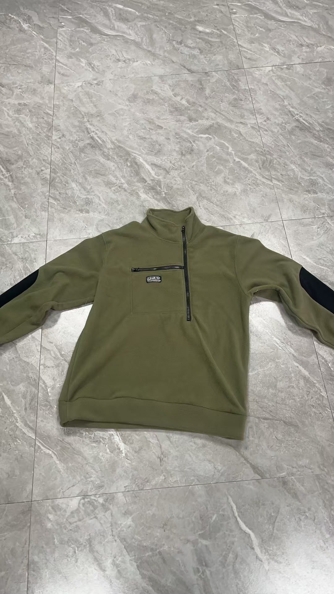 Herren Fleece-Pullover mit praktischem Reißverschluss Echoarchiv