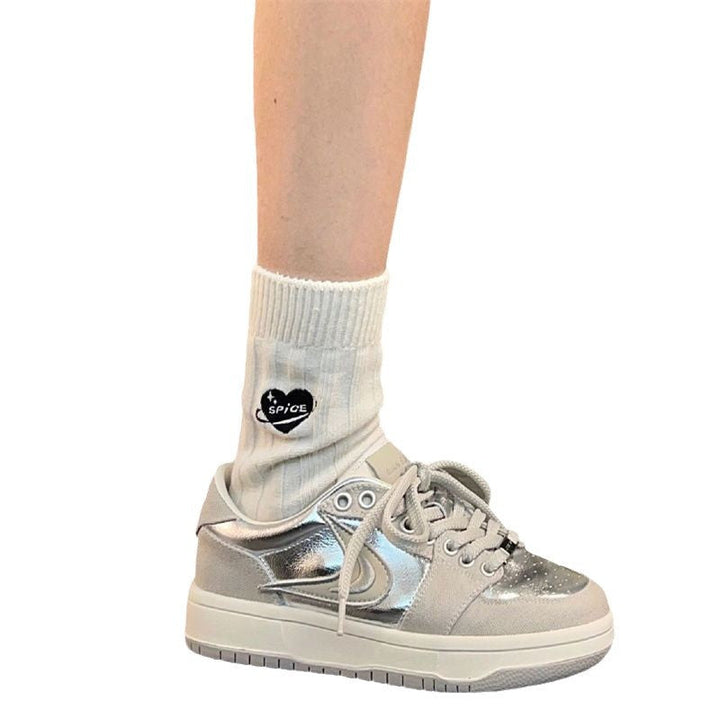 Damen Sportliche Sneakers mit reflektierendem Obermaterial und gepolsterter Innensohle Echo Archiv