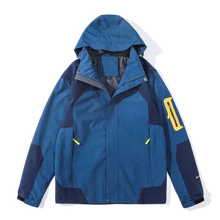 Herren leichte Softshell-Kapuzenjacke mit Fleece-Innenlage und Ärmeltasche Echoarchiv