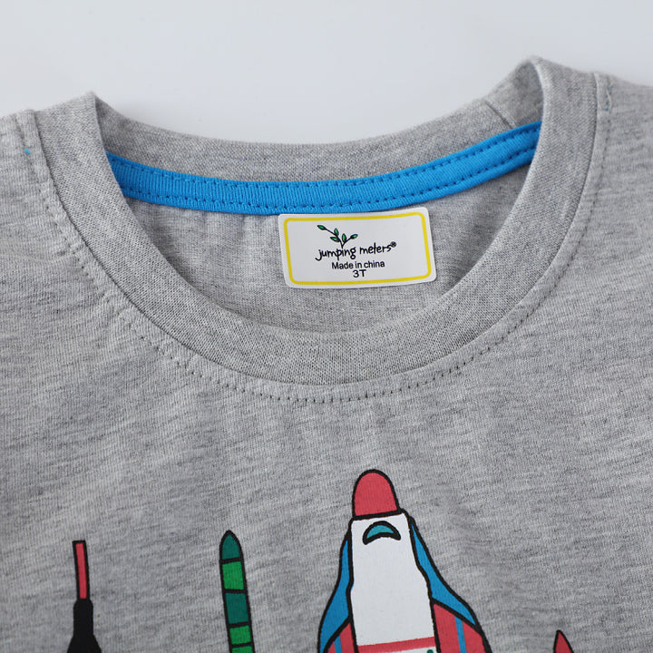 Jungen T-Shirt mit Raketenmotiven Echo Archiv