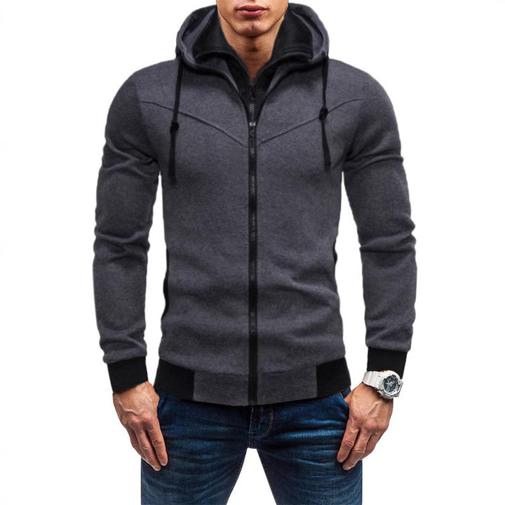 Herren sportliche Kapuzenjacke mit moderner Passform und Kängurutasche Echoarchiv