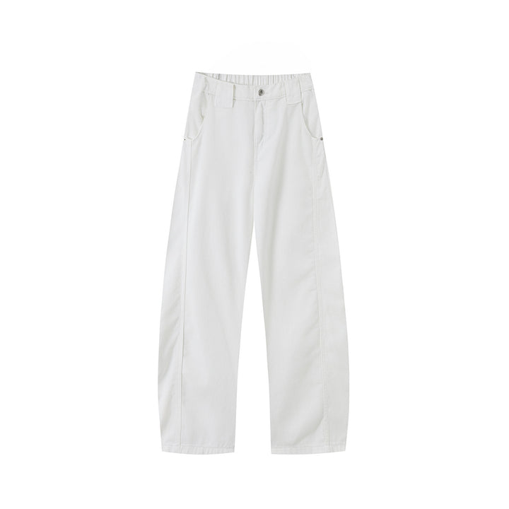 Damen Weit geschnittene High-Waist Hose Echo Archiv
