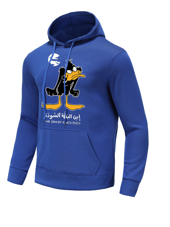 Herren Kapuzenpullover mit einzigartigem Cartoon-Motiv Echoarchiv