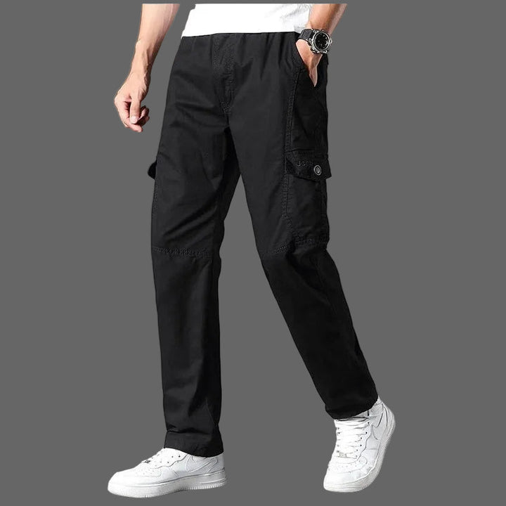 Herren Cargo-Hosen mit multifunktionalen Taschen und atmungsaktivem Stoff – Bravaro