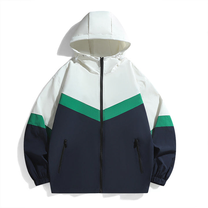 Herren Sportliches Übergangsjacke mit Kapuze Echo Archiv