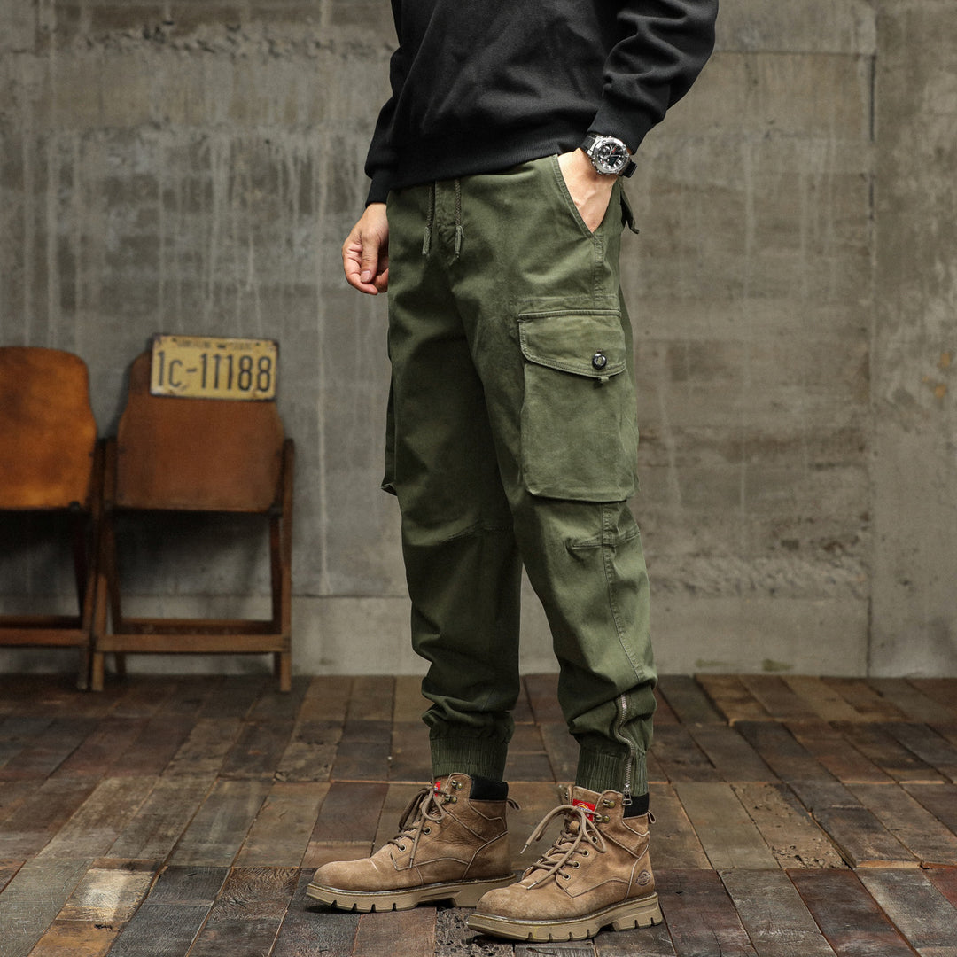 Herren Cargo-Hose mit atmungsaktiven Eigenschaften und multifunktionalen Taschen Echoarchiv