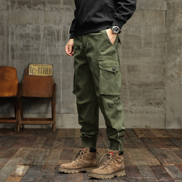 Herren Cargo-Hose mit atmungsaktiven Eigenschaften und multifunktionalen Taschen Echoarchiv