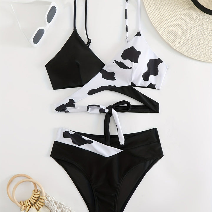 Damen Triangel-Bikini mit sportlichem Knoten-Design Echo Archiv