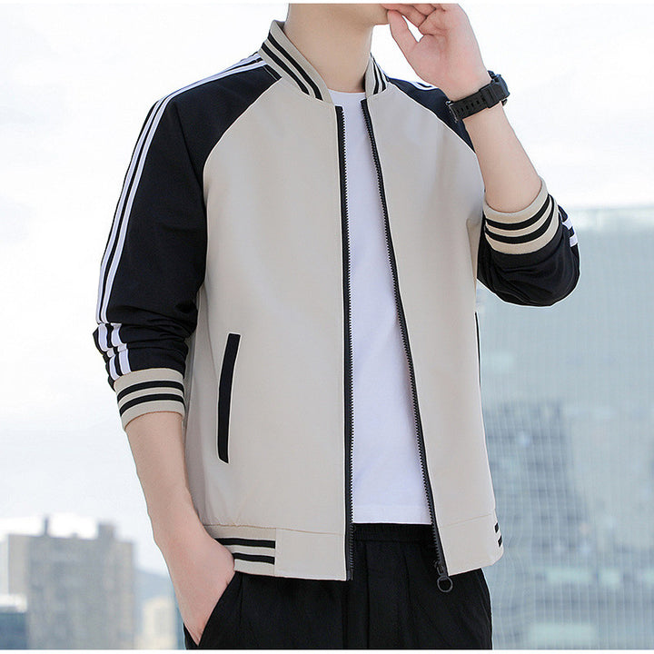 Herren Sportliche Bomberjacke mit seitlichen Taschen Echo Archiv