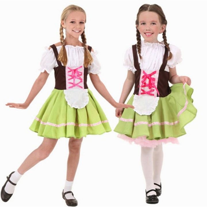 Herren nan traditionelles Kindertrachten-Set mit Kniebundhose, dekorativen Hosenträgern und Filzhut Echo Archiv