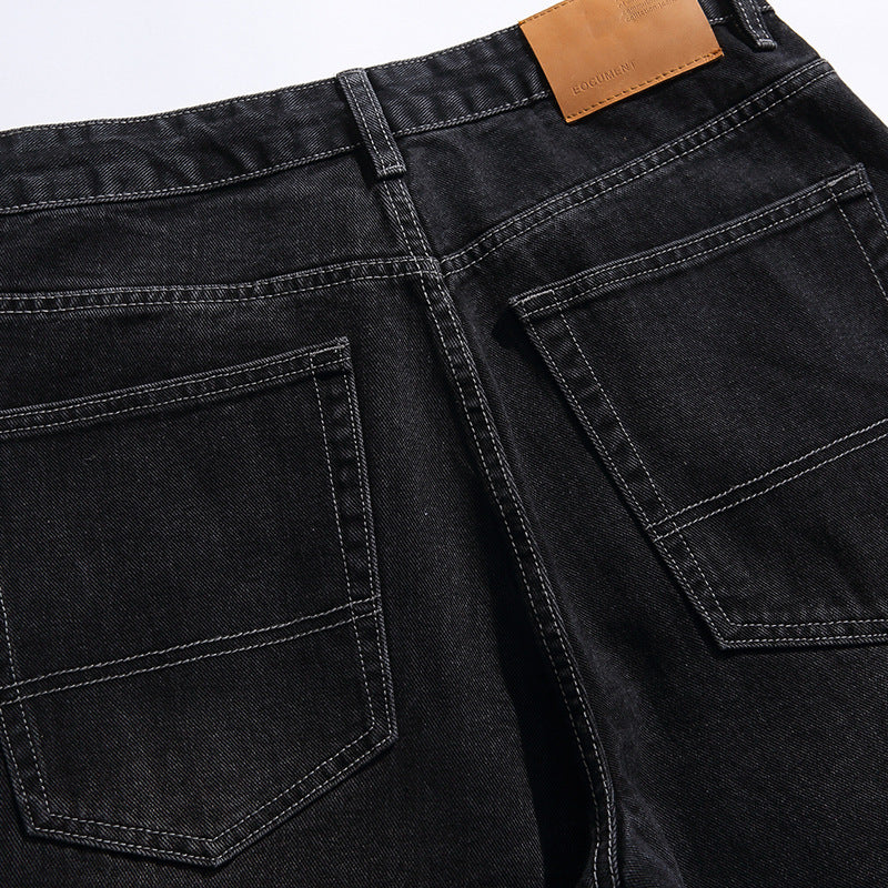 Unisex Weite Baggy-Jeans mit Tunnelzugbund, Faltenvordern und Utility-Taschen Echo Archiv