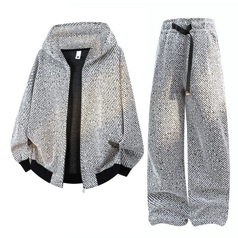 Damen breite Samt-Jogginghosen mit elastischem Bund, Kordelzug und lässiger Culotte-Passform – Avélisse