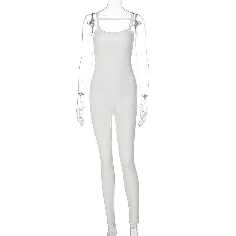 Damen Langärmeliger Jumpsuit mit schmalem Schnitt Echo Archiv