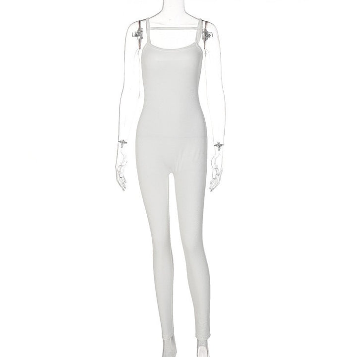 Damen Langärmeliger Jumpsuit mit schmalem Schnitt Echo Archiv
