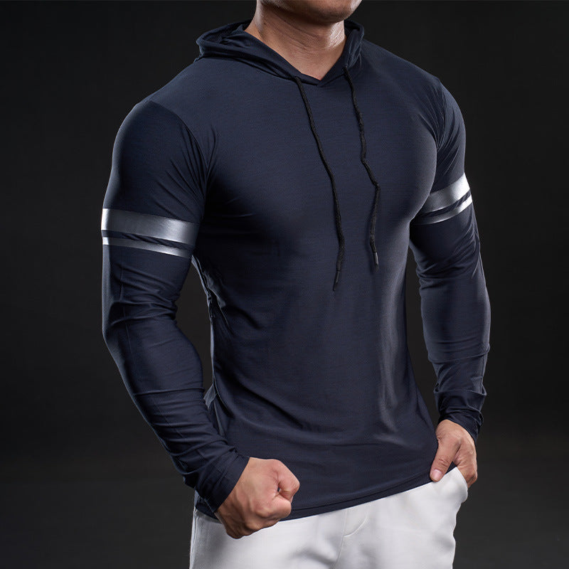 Herren sportliches Langarm-Hoodie-Shirt Echoarchiv