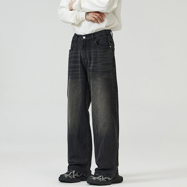 Herren Weite Baggy-Jeans im Vintage-Look mit Five-Pocket-Schnitt Echo Archiv
